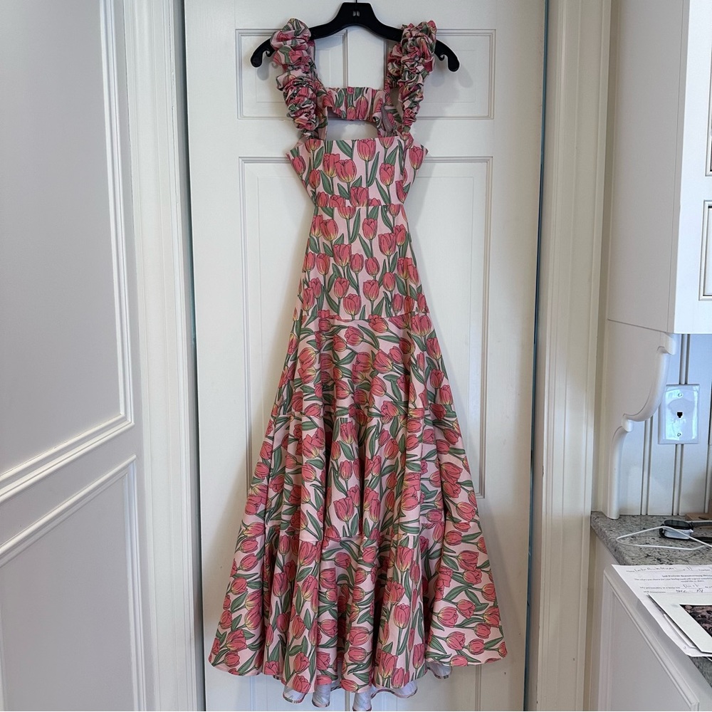Custom tulip dress, one of a kind